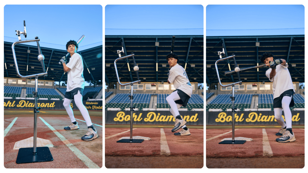 The Ultimate Tee for Practicing Attack Angles in Baseball 2 the attack tee hitting demo on the field 2