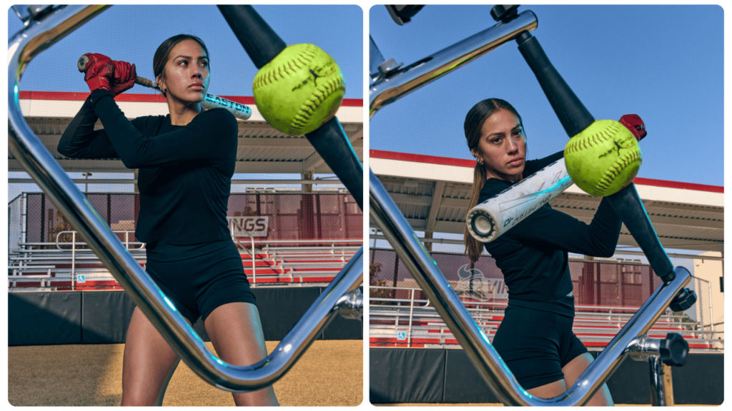 How to Practice Launch Angle for Baseball & Softball 1 the attack tee in fastpitch action 700